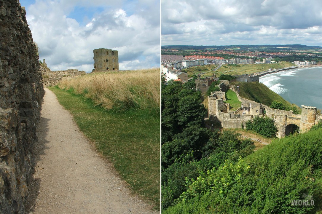 Scarborough castle panorama